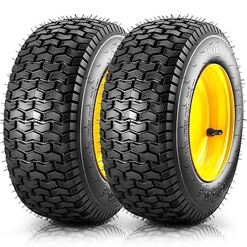 Amazon.co.jp: MaxAuto 2個 16x6.50-8 フロントタイヤとホイール